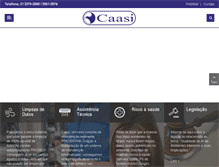 Tablet Screenshot of caasi.com.br